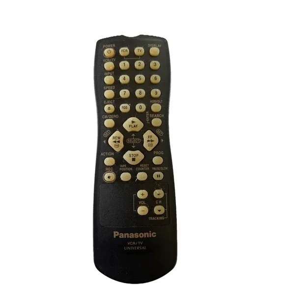 GENUINE PANASONIC LSSQ0263 VCR/TV‎ REMOTE . Tested Works As Intended