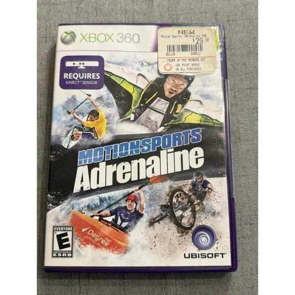 Motionsports Adrenaline - Xbox 360 Kinect Game 2011 Rated E With Manual