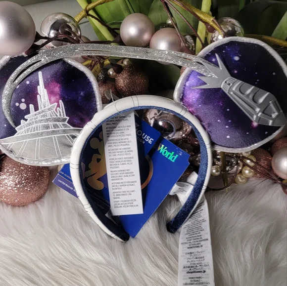 NWT MMMA Mickey January Space Mountain Ears