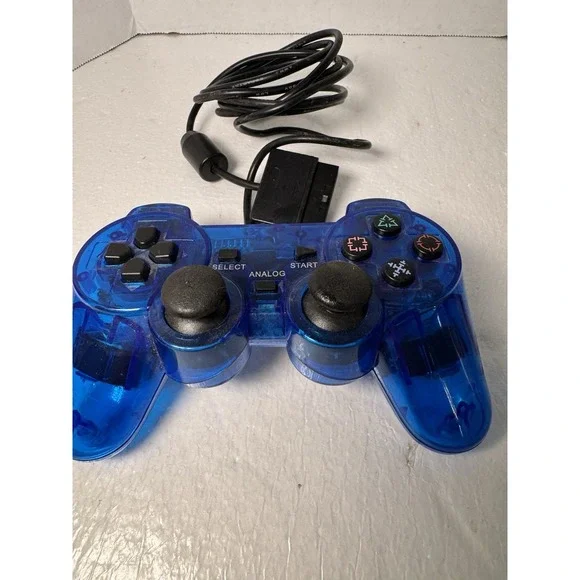 Analog Controller 2 - Blue Controller -‎ For PlayStation 2.