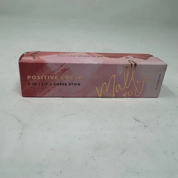 Mally Beauty Positive Color 2-in-1 Lip + Cheek Stick Beautiful Buff 0.25oz NIB