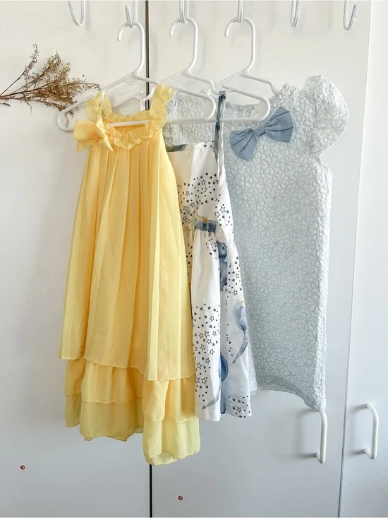 Bundle of 3 Toddler Girl Dresses • Size 4 years
