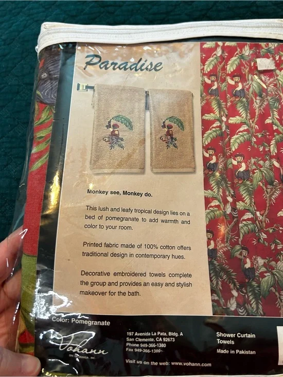 Monkey Shower Curtain