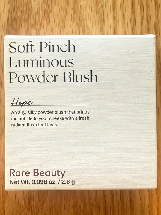 NEW IN BOX Rare Beauty Soft Pinch Luminous Powder Blush Hope