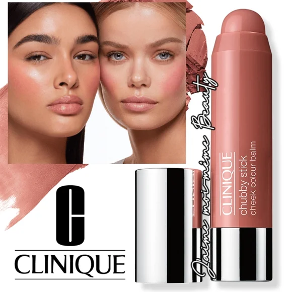 Clinique Chubby Stick Cheek Colour Balm - AMP'D UP APPLE - CREAM BLUSH
