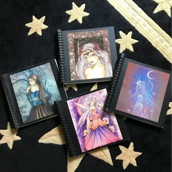 Bundle 4‎ Professional Artist Sketch Books Discontinued Print Jessica Galbreth