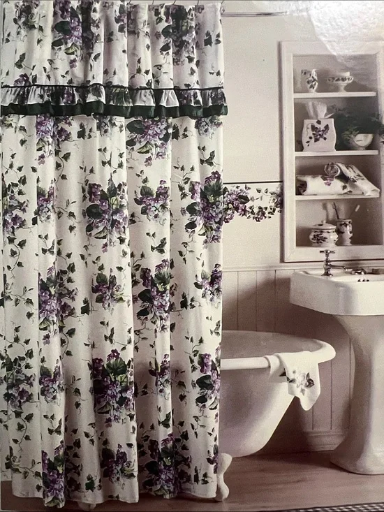 Waverley Garden Room Sweet Violets Shower Curtain