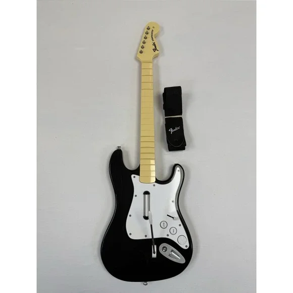 Harmonix Fender Stratocaster PS3 Rock Band Guitar‎ 822151 No Dongle Untested