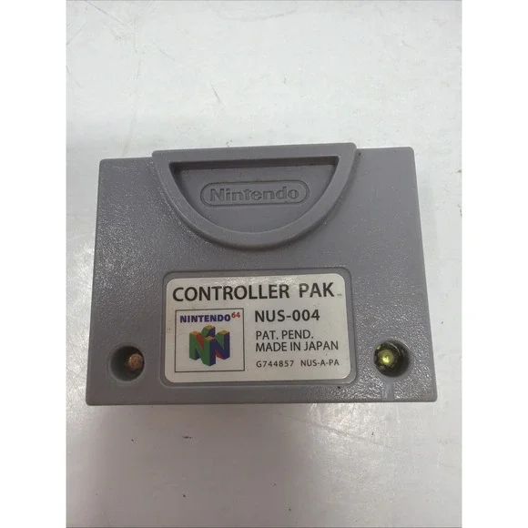 OEM N64 Original Nintendo 64 Controller Pak Memory Card NUS-004