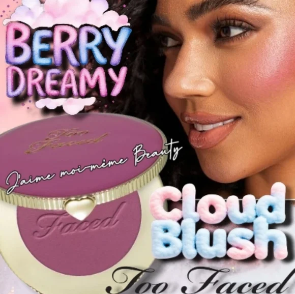 Too Faced Berry Dreamy Blurring CLOUD BLUSH - Berry Purple