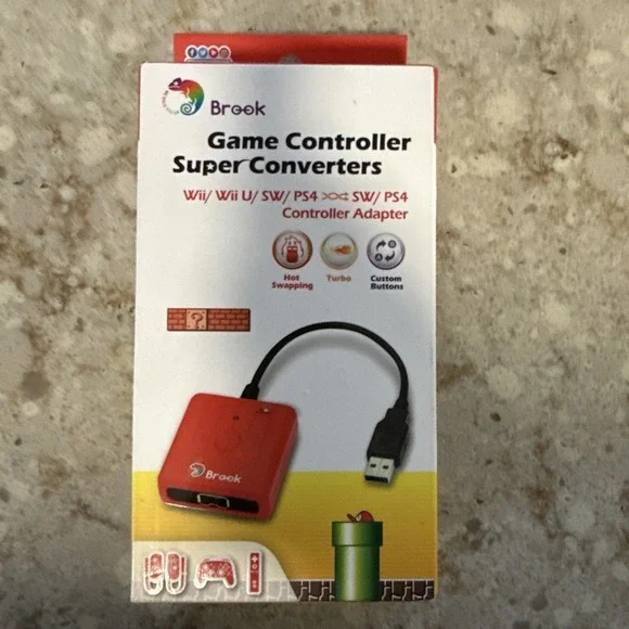 Brook Wii WiiU Nintendo Switch PS4 Game Controller to Nintendo Switch PS