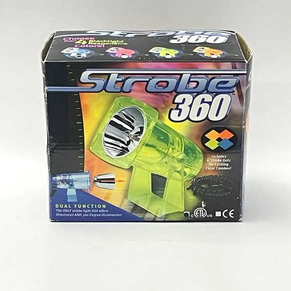 NEW Strobe 360 Flashing Light Dual Function‎ Strobe Light BLUE 4 Diff Colors
