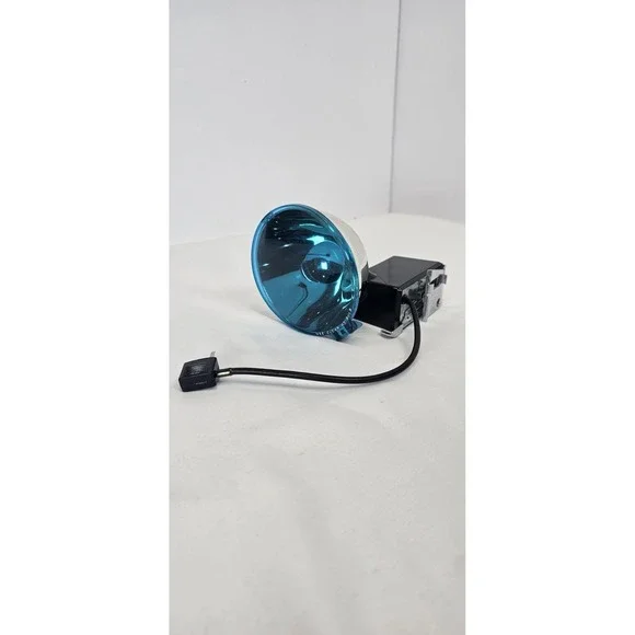 Vintage Polaroid Model 268‎ Flash Unit Blue Lens Camera Accessory - UNTESTED