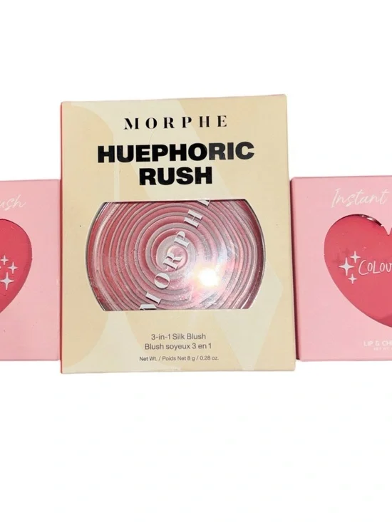 Morphe Huephoric Rush 3-in-1 Silk Blush & colour pop bundle (12)