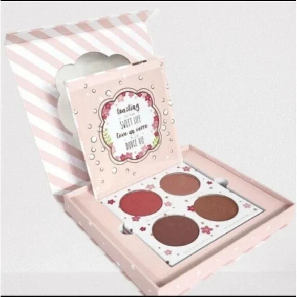 Beauty Bakerie Cotton Candy Champagne 4 Shade Blush Palette New In Box