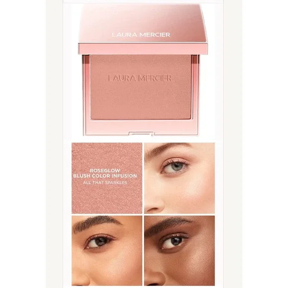 Laura Mercier RoseGlow Blush Color Infusion ALL THAT SPARKLES‎ - Full Size Boxed