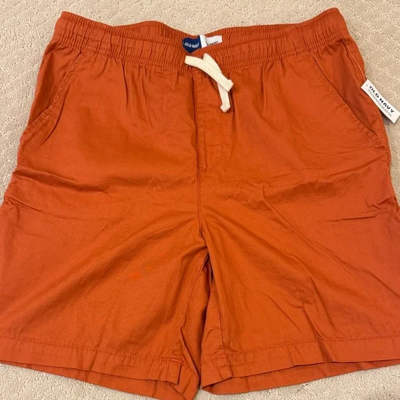 Old Navy Boys Orange‎ Drawstring Shorts