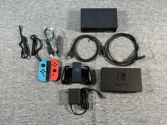 Nintendo Switch Joy-Con Remote Charging Dock Power Supply Lot Not Tested