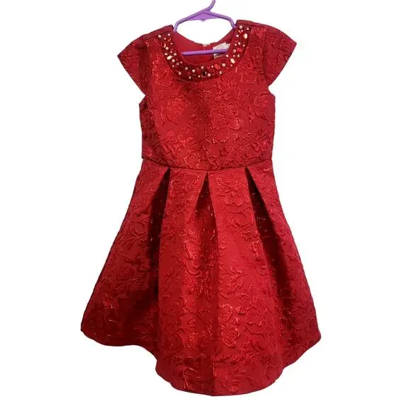 Wonder Nation Red Formal‎ Dress Size 6