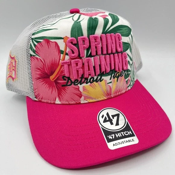 Detroit Tigers 47 Brand Hat Cap Snap‎ Back Spring Training Paradise MLB NEW