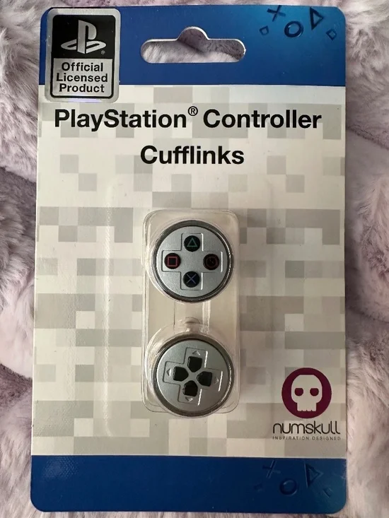 Numskull Playstation Controller Cufflinks Official Licensed Product Old school