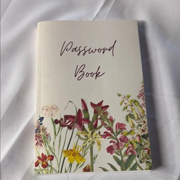 Floral Password Book