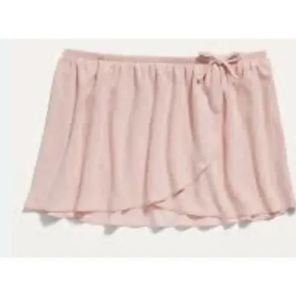 Old Navy Breathe ON Faux-Wrap Dance Skirt Pink Toddler Girls 2T