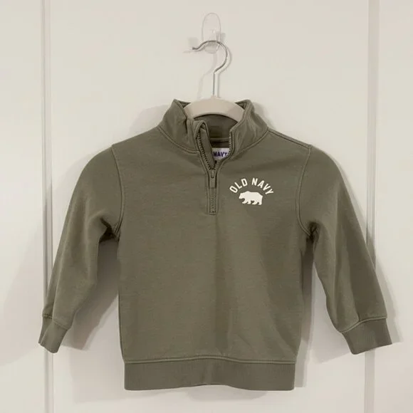 Old Navy Boys Quarter Zip Pullover – Size 4T‎