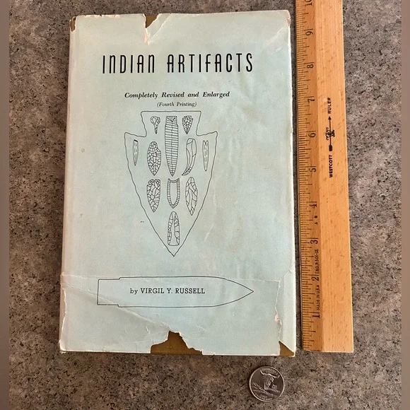 📕 Out of Print and Vintage Indian Artifacts 4th Printing [Russell] Western Decor