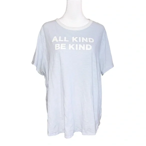 Old Navy Baby blue “All Kind be Kind” Tee