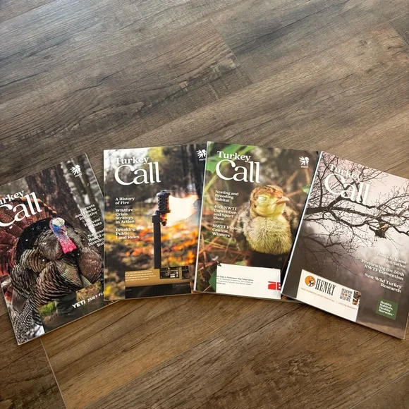 Turkey Call Magazines Lot of 4 Outdoor Nature‎ Hunting 2024 2025 Volume 40 41