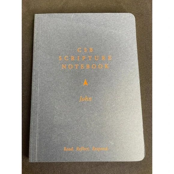 Holman CSB Scripture Notebook John Blue Paperback Journaling Bible 2020 Edition