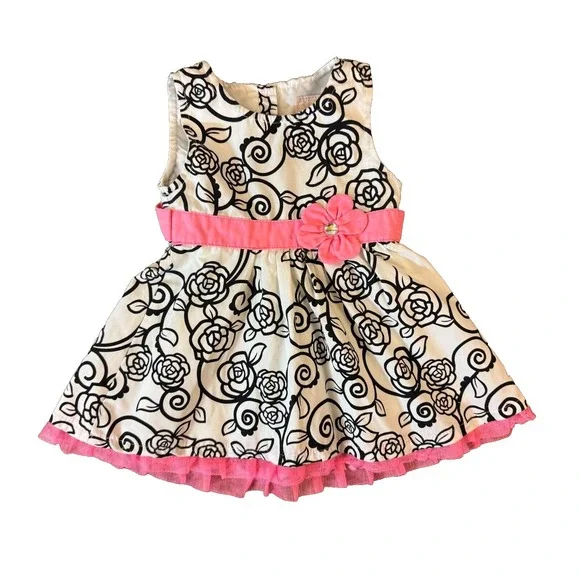 Sophie Fae Baby Girl Dress 18 Months Easter Spring Summer Clothes Floral Bow