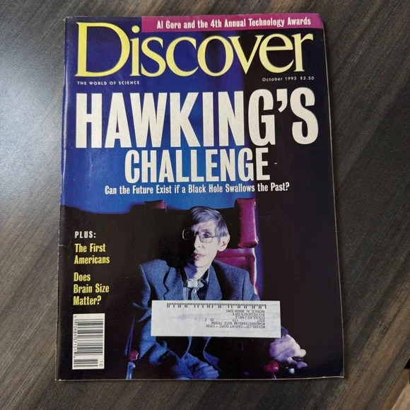 Discover Magazine October 1993 Hawking's Challenge‎ Can the Future Exist