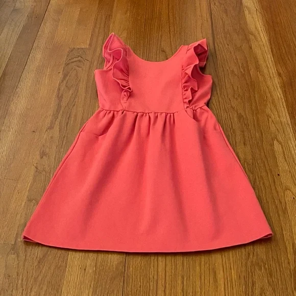 Janie and Jack Classic Ruffled Coral Reef Sundress