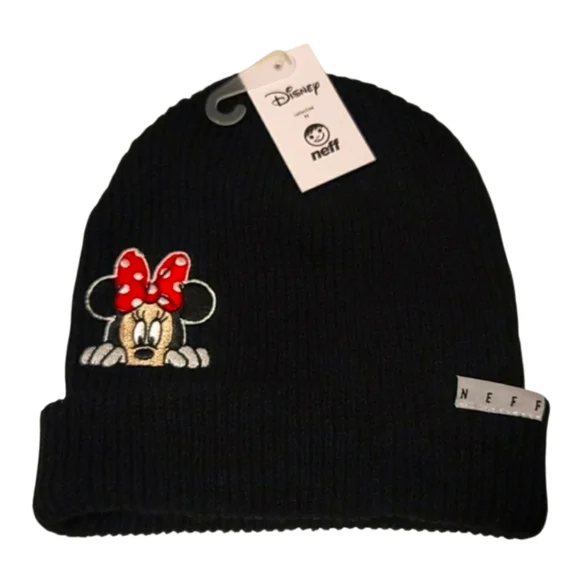 NEFF Disney Minnie Mouse Black Beanie