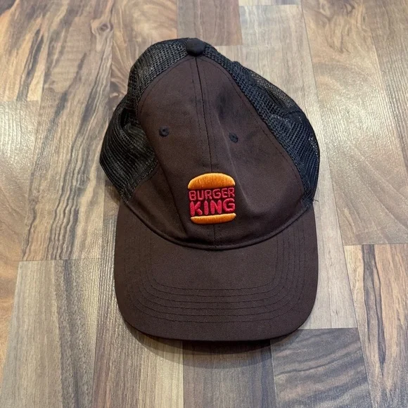 Burger King Brown and Black Trucker Hat