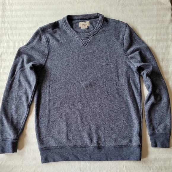 BT Supply Co Men's Heathered Blue Crewneck Sweater Size L