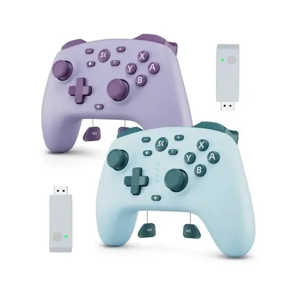 New! Wireless Switch Controller for Switch/Switch 2/Lite/OLED/PC, 2 Pack