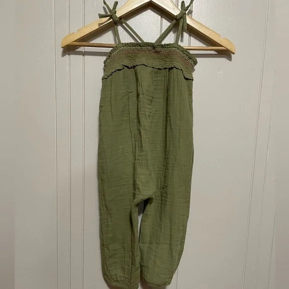 Old Navy olive green romper