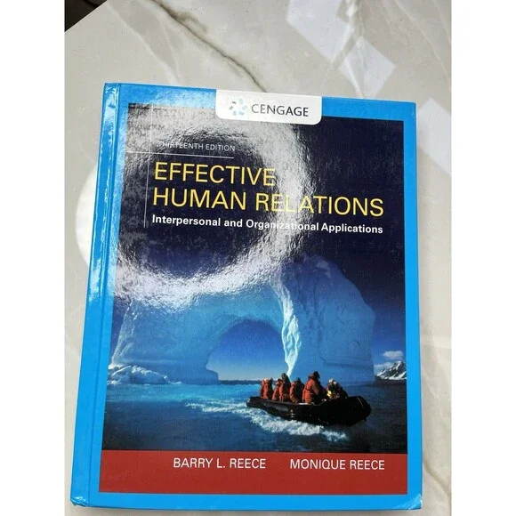 Effective Human Relations Interpersonal Organizational Reece Barry Book