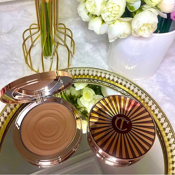🆕🤎CHARLOTTE TILBURY: #2 MED Beautiful Skin Sun-Kissed Glow Bronzer