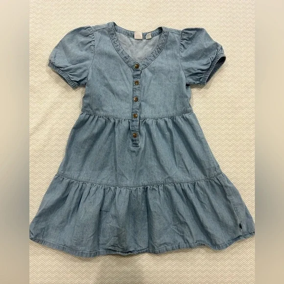 GAP Chambray Buttoned Girls Dress