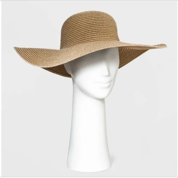 Women' Wide Brim Traw Hat - a New Day™ One Size