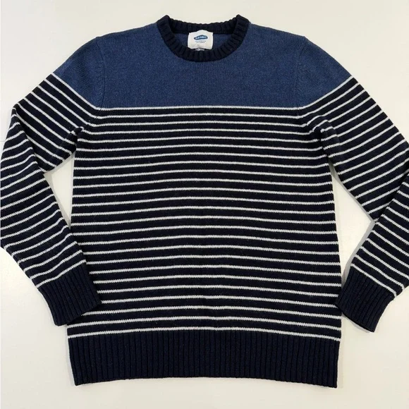 Old‎ Navy Mens Striped Wool Blend Sweater Medium