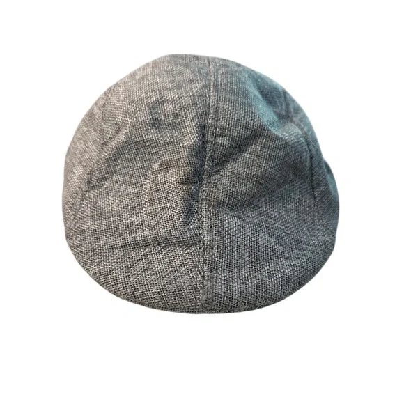 🟢 Gray Textured Paperboy Hat