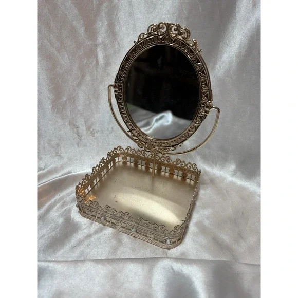 Bath & Body Works Limited Edition Bridgerton Tilting Mirror Vanity Tray