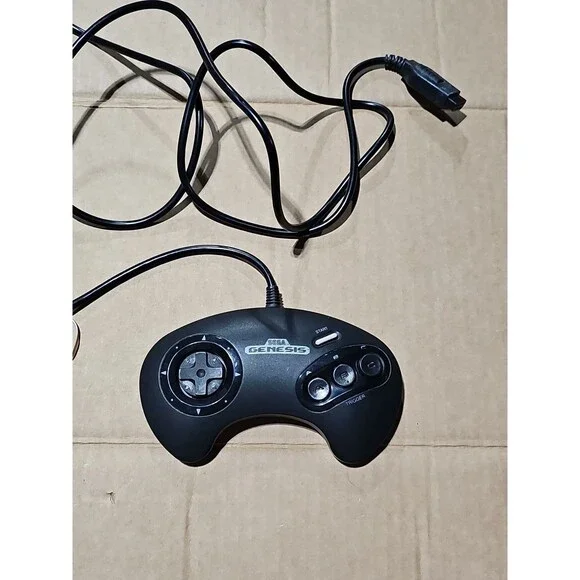 OEM Sega Genesis Controller 3-Button Official Model 1650 Gamepad Tested