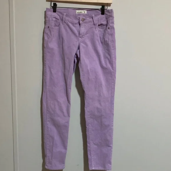 Old Navy Purple Corduroy Jeans