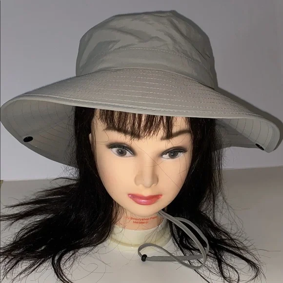 Lightweight Protection Zone Unisex Grey Barrel Adjustable Outdoor Floppy Hat